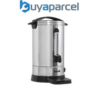 Baridi DH270 Hot Water Boiler, Tea Urn, 20L Capacity, Stainless Steel