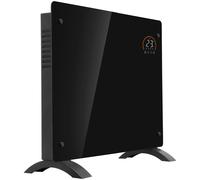 Baridi Electric Glass Panel Heater 1000W Wi-Fi Enabled Black
