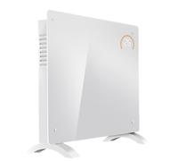 Baridi Electric Glass Panel Heater, 1000W, Wi-Fi Enabled, White