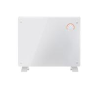 Baridi Electric Glass Panel Heater 1000W Wi-Fi Enabled White Adjustable Heating [EEK: N/A]