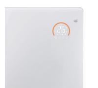 Baridi Electric Glass Panel Heater 1000W Wi-Fi Enabled White DH136