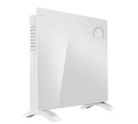 Baridi, Electric Glass Panel Heater, 1000W, Wi-Fi Enabled, White - DH136 DH136