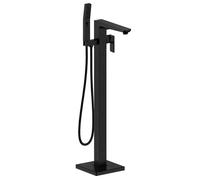 Baridi Freestanding Bath Mixer Tap With Shower - Matt Black