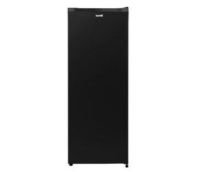 Baridi Freestanding Tall Larder Fridge, 241L Capacity with Reversible Door, 55cm Wide, Black - DH323