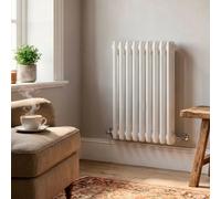 Baridi Horizontal Traditional 2 Column Radiator 600 X 427mm White