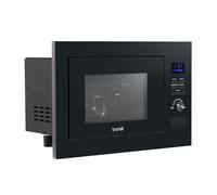 Baridi Integrated Microwave Oven With Grill 25L Capacity 900W - Black