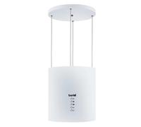 Baridi Island Cooker Hood, Pendant Style, Ø35cm, 3 Speed, LED Lights,