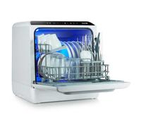 Baridi Mini Portable Tabletop 5L Dishwasher With 2-4 Place Settings, 5 Wash Functions - Dh224