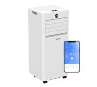 Baridi Portable Air Conditioning 5-in-1 Unit 7,000Btu/hr with 24hr Timer, Remote Control & Window Sealing Kit - DH413