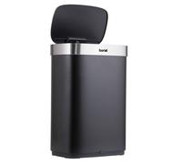 Baridi Sensor Bin, 65L Capacity, Black/Stainless Steel - DH282