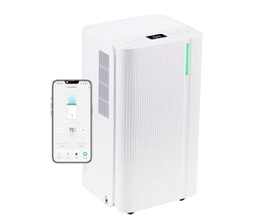 Baridi Smart Dehumidifier 12L/Day, WiFi App Control, Low Energy Quiet Dehumidifier for Large Rooms & Laundry, 38dB Sleep Mode, Anti-Mould Damp Dryer, Continuous Drainage - DH147