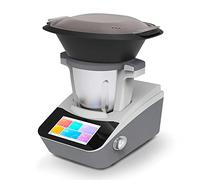Baridi Smart Kitchen Robot Thermo-Cooker, 18 Preset Functions, 7” TFT Touch Screen, App Guided Recipes, Blender, Slow Cooker, Sous Vide, Steamer, Built-in Scales, Self Clean Function, White - DH189