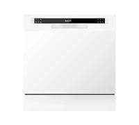 Baridi Table top dishwasher, 8 place settings and 6 programmes - White - DH86