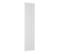 Baridi Vertical Double Flat Panel Radiator 420 x 1800mm, 6 Fins, Efficient Heat Output, Central Heating, White - DH355
