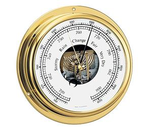 BARIGO Viking Series Ship's Barometer - Brass Housing - 5" Dial