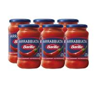 Barilla Arrabbiata Pasta Sauce - Spicy Italian Tomato Sauce with Chili - No Added Preservatives - Bulk Pack of 6 x 400g Jars