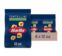 Barilla Collezione Pasta, Cheese & Spinach Tortellini, 12 Ounce (Pack of 4)