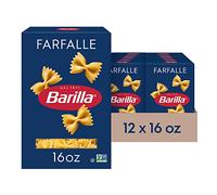 Barilla Farfalle Pasta, 16 oz. Box (Pack of 12) - Non-GMO Pasta Made with Durum Wheat Semolina - Italy's #1 Pasta Brand - Kosher Certified Pasta