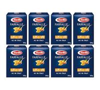 Barilla Farfalle Pasta 500g | Farfalle Durum Wheat Short Pasta | Authentic Authentic Italian Taste | GMO Free | Create Delicious Pasta Meals | Pack of 8