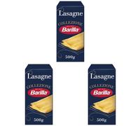Barilla Lasagne Sheets - Authentic Italian Pasta Made with Durum Wheat - Pasta Sheets- For Tray Bakes and Lasagne - Single Pack of 3 x 500g