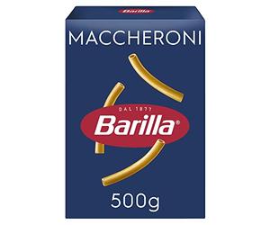 Barilla Macaroni - Authentic Italian Pasta Made with Durum Wheat - Classic Short Shape Pasta - For Macaroni Cheese - Single Pack of 1 x 500g