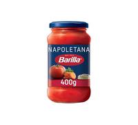 Barilla Napoletana Pasta Sauce with 100% Italian Tomatoes, onions, herbs and no added preservatives, Pack of 6 x 400g