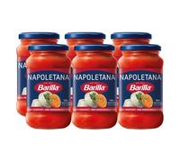 Barilla Napoletana Pasta Sauce with 100% Italian Tomatoes, onions, herbs and no added preservatives, Pack of 6 x 400g