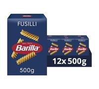 Barilla Pasta Classic Fusilli made with durum wheat, Pasta bulk pack of 12 x 500 g