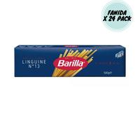 Barilla Pasta di semola Italian Quality, Premium Linguine N.13 ,500g x12/24packs