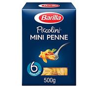 Barilla Piccolini Rigate Mini Penne 500 g - The small size for a great treat at the table. Discover our high quality Italian noodles. Set of 4 - Sold as a set