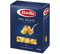 Barilla - Pipe Rigate, Durum Wheat Semolina Pasta, n.91-500 g