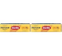 Barilla Spaghetti Protein Plus - High-Protein Italian Pasta Made with Durum Wheat & Pea Protein - 20g Protein per 100g - Source of Fibre - Classic Short Shape - Single Pack (1 x 400g) (Pack of 2)