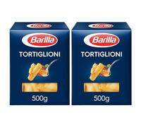 Barilla Tortiglioni N 83 Pasta 500g | Tortiglioni Durum Wheat Short Pasta | Authentic Authentic Italian Taste | GMO Free | Create Delicious Pasta Meals | Pack of 2