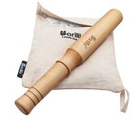 Barillio Big-Shot 13.75 Inch Maple Wood Muddler and Ice Hammer with Canvas Ice Crushing Bag - Bar Tool Set