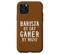 Barista By Day Gamer By Night Coffee Shop Barista Gamer Case for iPhone 11 Pro