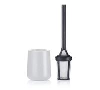 Barista & Co Brew It Stick Coffee & Tea Infuser - Plastic Reusable Coffee Strainer with Pot Holder - Black/Grey Coffee and Tea Steeper with Stainless Steel Mesh to Use a Medium to Coarse Ground Coffee