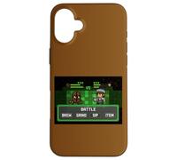 Barista Coffee Bean Battle RPG Gamer Case for iPhone 16 Plus