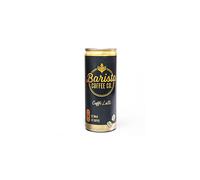 Barista Coffee Co. Medium Roast Caffe Latte Iced Coffee Drink Tin Can 250ml (Pack of 12)