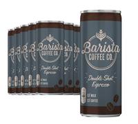 Barista Coffee Double Shot Espresso 250ml (12-Pack) | Bold & Energizing Iced Coffee Drink in a Can | Ready-to-Drink Boost Anytime