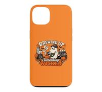 Barista Halloween Coffee Brewing Up Something Wicked Case for iPhone 13