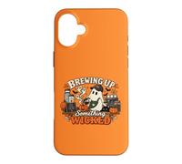 Barista Halloween Coffee Brewing Up Something Wicked Case for iPhone 16 Plus