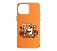 Barista Halloween Coffee Brewing Up Something Wicked Case for iPhone 16 Pro Max