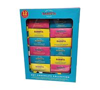 Barista Hot Chocolate Collection with 12 unique flavours Includes Milk White Chocolate Peppermint Hazelnut Salted Caramel and more for a rich cocoa experience 180g
