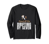 Barista Humor - Tuned At Six Drifting By Seven Long Sleeve T-Shirt