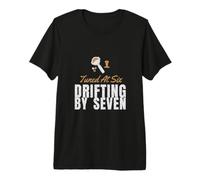 Barista Humor - Tuned At Six Drifting By Seven Premium T-Shirt
