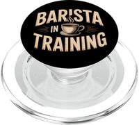 Barista In Training Latte Artist Coffeehouse Staff Humor PopSockets PopGrip for MagSafe