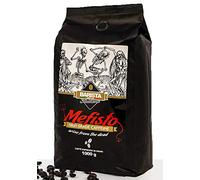 Barista Italiano - Mefisto | 1KG Whole Coffee Beans | Dark Roast Extra Strong Coffee | High Grade Caffeine