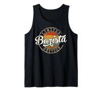 Barista Limited Edition Vintage Stamp Coffee Tank Top