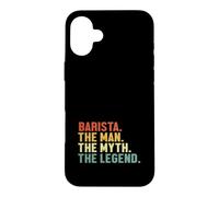 Barista Man Myth Legend Latte Art Barista Queen Coffee Case for iPhone 16 Plus