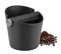 Barista Style Espresso Knock Box - 4.8 Inch Shock-Absorbent Coffee Knock Box with Removable Metal Knock Bar and Non-Slip Base, Coffee Puck bin for Coffee Machines